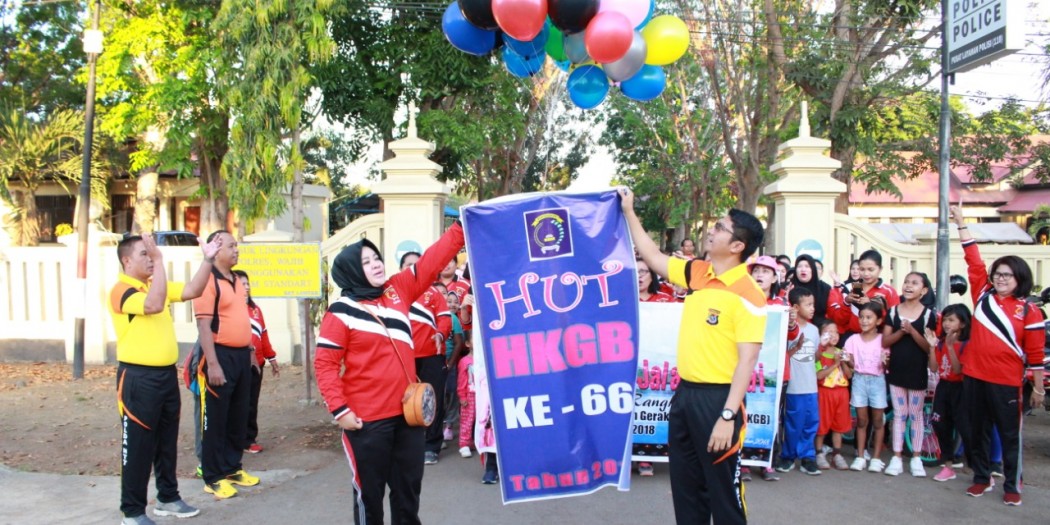 Berbagai Lomba dilakukan Bhayangkari Cabang Mabar Dalam Rangka Memeriahkan HUT HKGB ke- 66