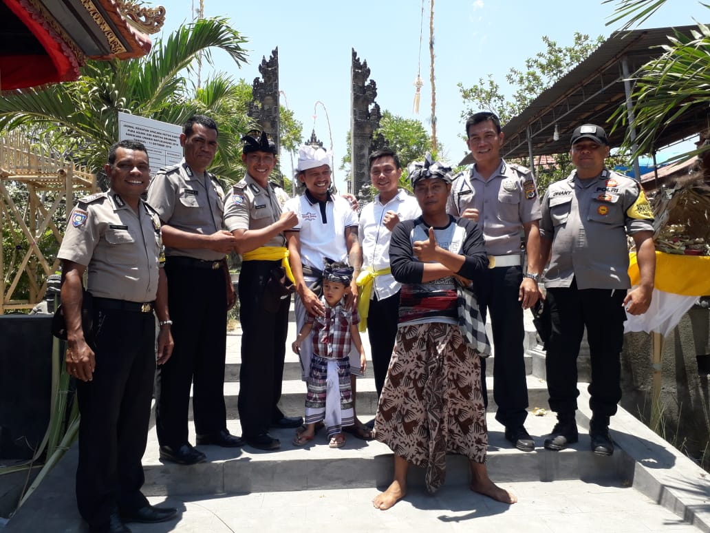 Polsek Maulafa amankan kegiatan Umat Hindu di Pura Giri Kertha Buana Kupang