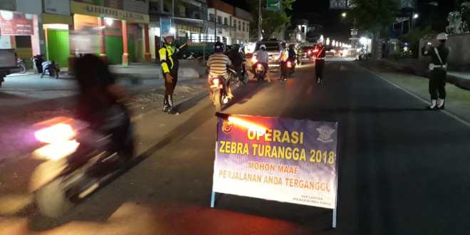 Hari Kedua Operasi Zebra Turangga 2018, Puluhan Kendaraan Terjaring Dan Dikenakan Sanksi Tilang