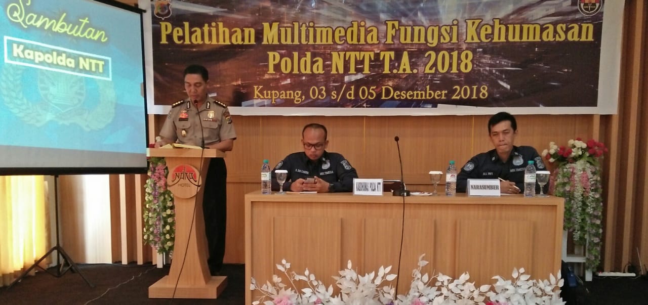 Kabid Humas Polda NTT: Tahun 2019 Bidang Humas Menjadi Satker