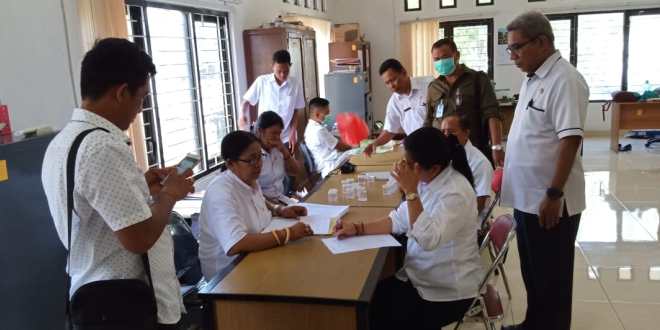 Tiga SKPD di Lingkup Pemkab Sumba Timur Jalani Tes Urine