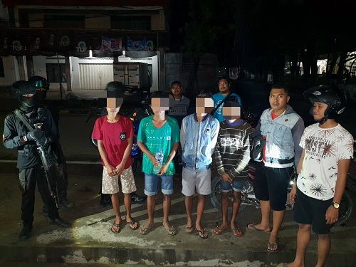 Operasi Malam Minggu, Sejumlah Pemuda Diamankan Tim Gabungan Polres Sumba Timur