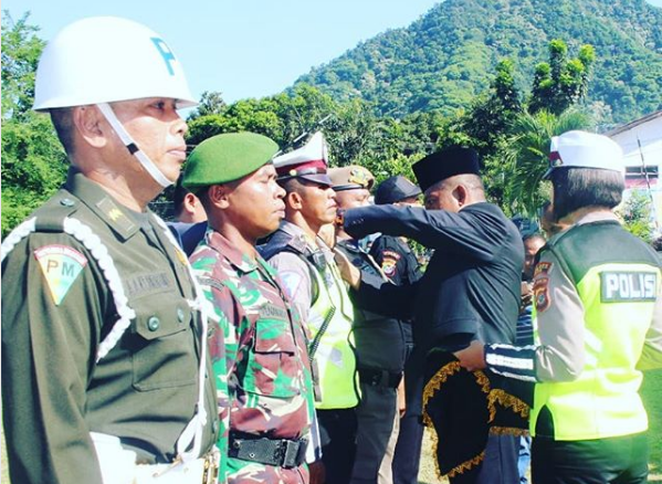 Bupati Ende Pimpin Apel Gelar Pasukan Ops Lilin Turangga 2018 di Polres Ende