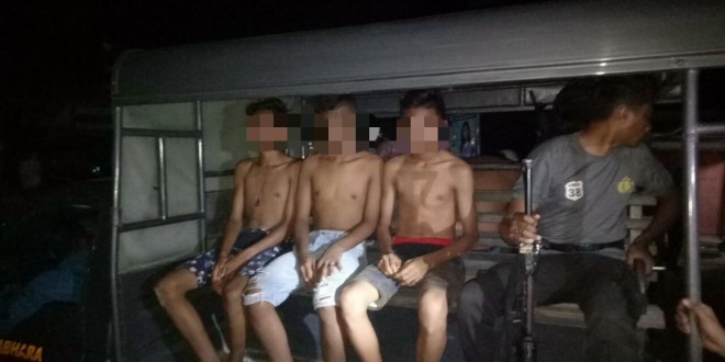 Patroli Malam, Tim Rajawali Polres Sumba Timur Amankan Kelompok Pemuda Mabuk Yang Lempari Rumah Warga