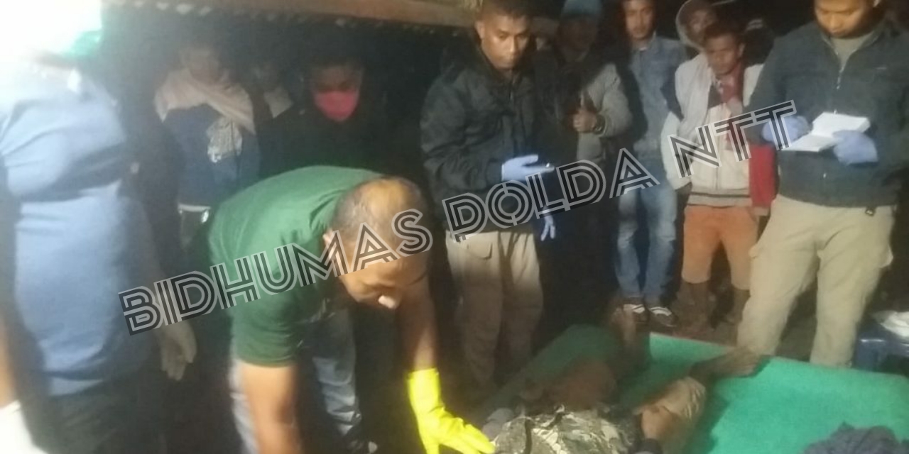 Sat Reskrim Polres TTS Olah TKP Kasus Penemuan Mayat di Desa Pubasu