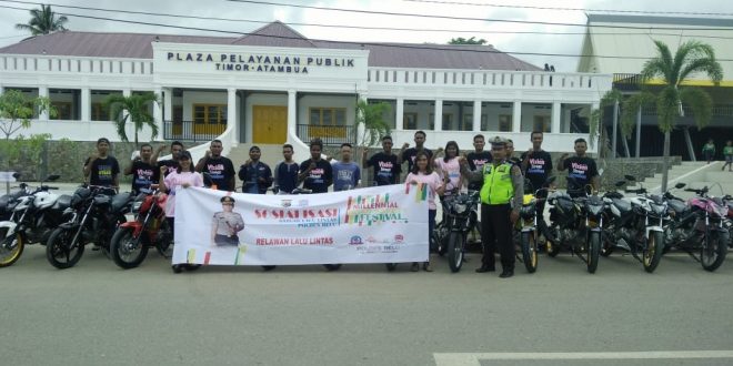 Komunitas Motor VSA Hingga Pelajar Bina Karya Bakal Ramaikan Acara Millenial Road Festival Polres Belu