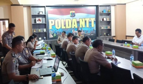 Polda NTT menggelar Rapat Koordinasi Tim Pokja Pembangunan Zona Integritas WBK dan WBBM