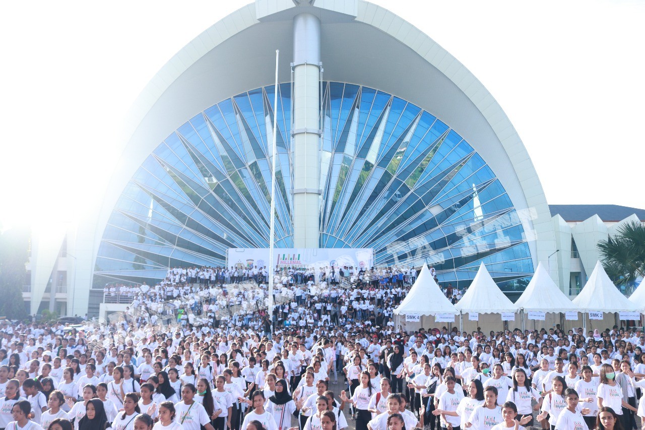 Polda NTT bersama 10.000 Lebih Masyarakat Kota Kupang Gelorakan MRSF