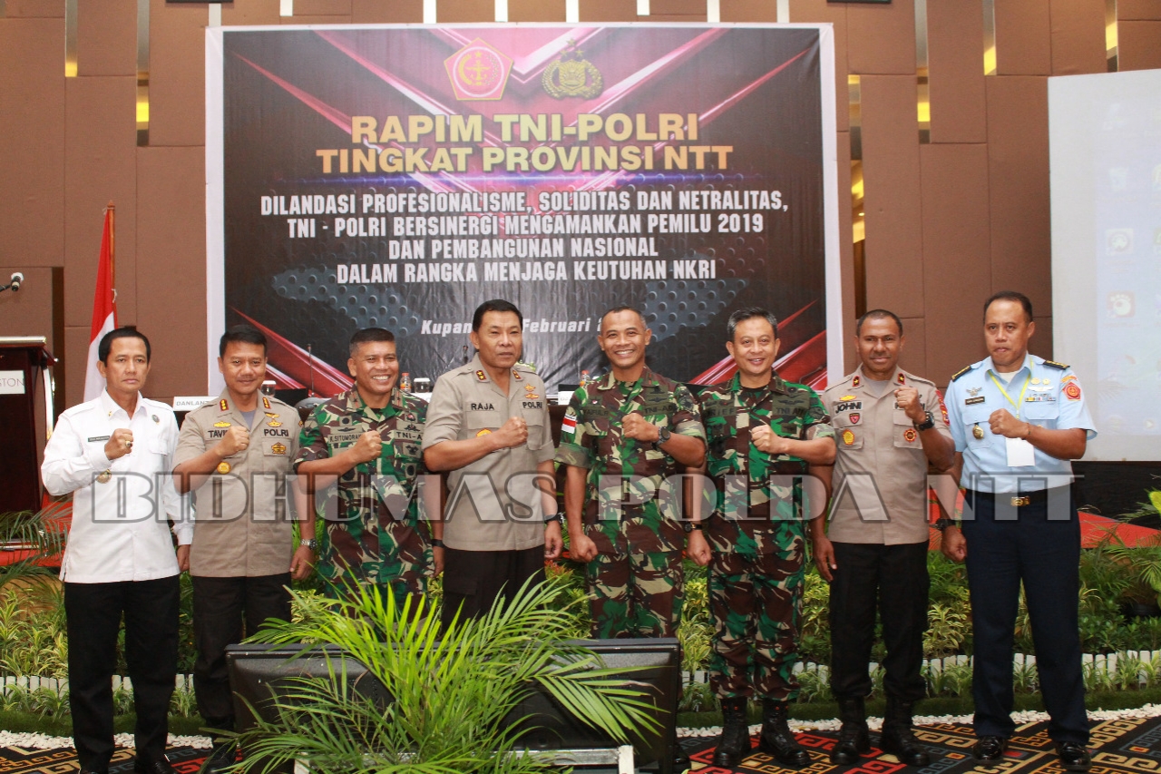 Kapolda NTT Membuka Kegiatan Rapim TNI-Polri Tingkat Provinsi NTT