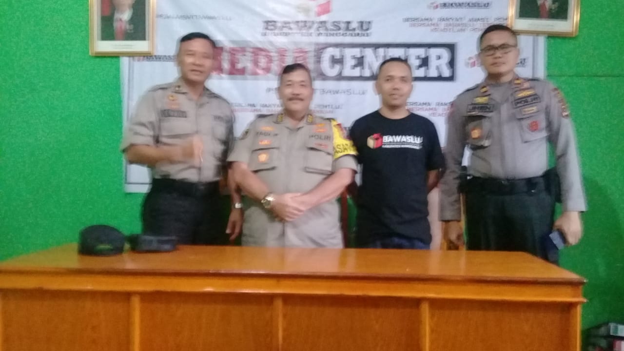 Tim Pamatwil Polda NTT Melakukan Kunjungan ke Bawaslu dan KPU Kabupaten Manggarai