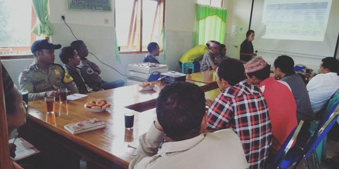 Bhabinkamtibmas Desa Tentang Sosialisasi Perpres Saber Pungli UPP Mabar
