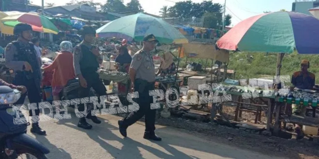 Jaga Keamanan di Wilayah Hukumnya Jelang Pemilu 2019, Personel Polsek Loura Lakukan Patroli Sambang