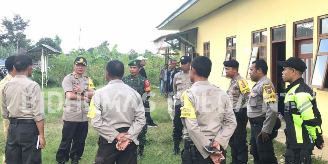 Pengamanan Rekapitulasi Pemilu 2019, Kapolres Manggarai: Pengamanan harus dilaksanakan dengan penuh tanggung jawab