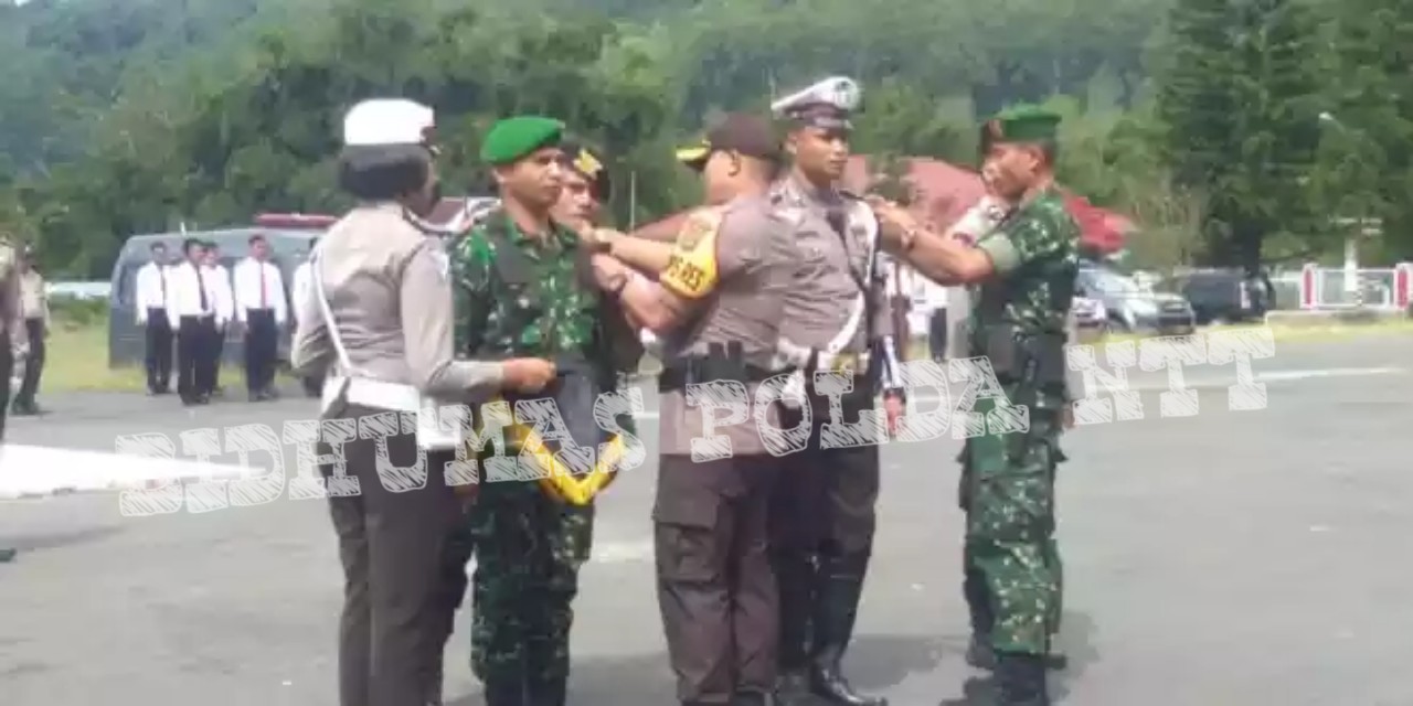 Polres Ngada Melaksanakan Apel Gelar pasukan Operasi Ketupat 2019