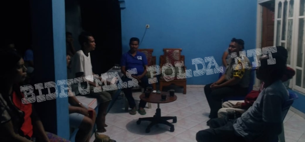 Personel Bhabinkamtibmas Kelurahan Nunhila, Polsek Alak Berhasil Damaikan Warga Binaannya
