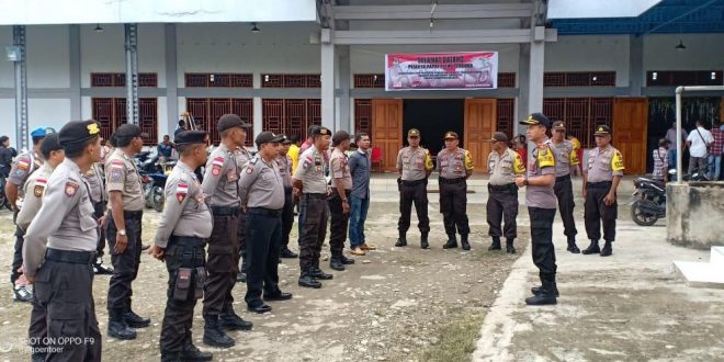 Wakapolres Belu Pimpin Pengamanan Pleno Tingkat Kabupaten Malaka