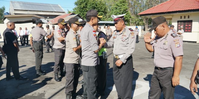 Saling Maaf Memaafkan Anggota Polres Belu di Moment Idul Fitri 1440 H