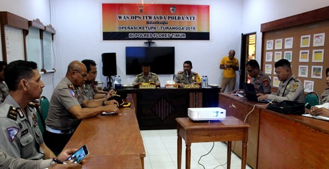 Was Ops Itwasda Polda NTT Dalam Rangka Operasi Ketupat Turangga 2019 di Polres Flotim