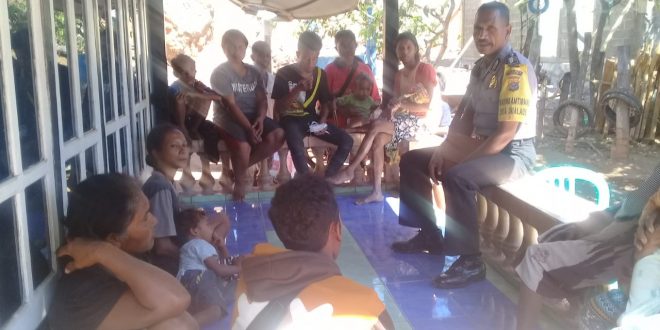 Turun ke Dusun Berluli, BRIPKA Mariano Alves Beri Pesan Kamtibmas ini Kepada Warga Binaannya