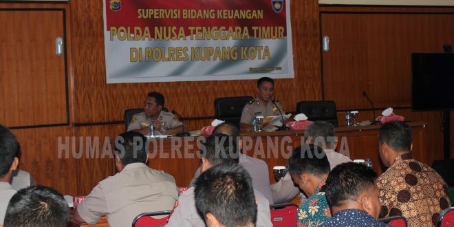 Polres Kupang Kota Kedatangan Tim Supervisi Bidkeu Polda NTT