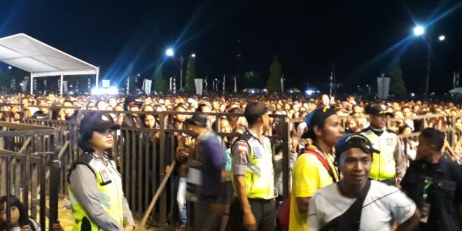 Polres TTU Amankan  Festival Wonderful Indonesia Crossborder 2019 di Lapangan Oemanu Kefamenanu