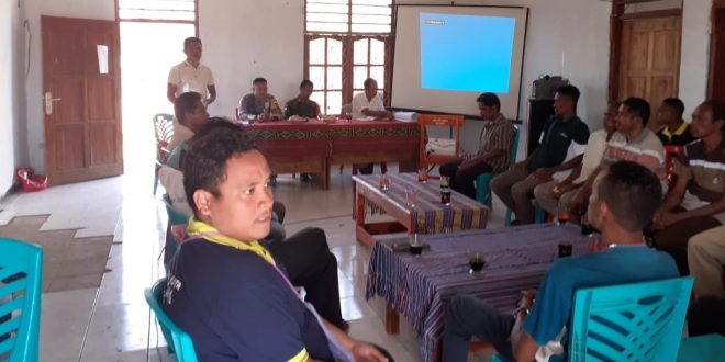 Brigpol Arianto Kama Hadiri Rapat Pembentukan Panitia HUT RI ke 74 di desa Binaannya