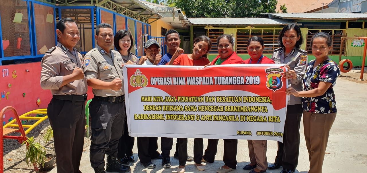 Ops Bina Waspada Turangga 2019, Satbinmas Polres Kupang Kota Beri Imbauan Kamtibmas
