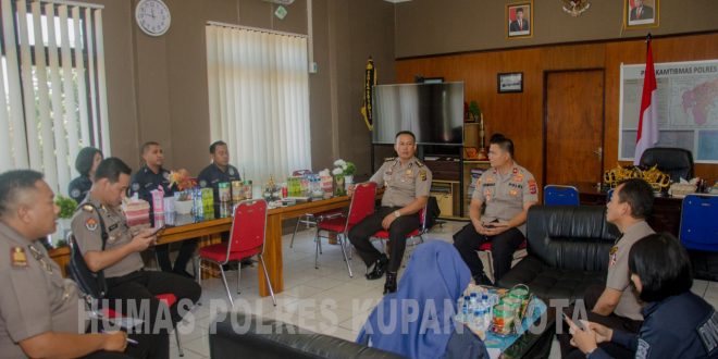 Polres Kupang Kota Terima Kunjungan Tim Supervisi Divisi Humas Polri