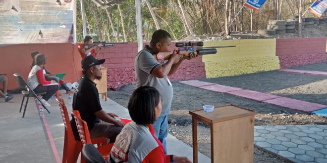 Jalin Keakraban, Polres TTU Gelar Event Lomba Menembak Senapan Angin