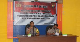 Polres Alor Laksanakan Latihan Pra Operasi Lilin Turangga 2019