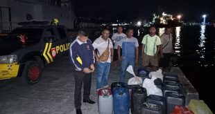 Personel Polres Alor Berhasil Meringkus Penyelundupan Miras Di Kab. Alor