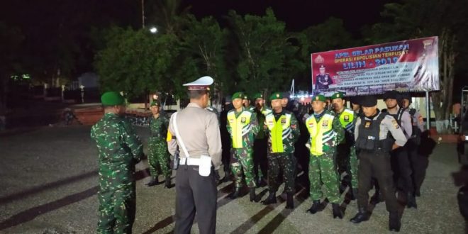Gelar Patroli Bersama TNI – Polri Wujudkan Situasi Kamtibmas Yang Kondusif