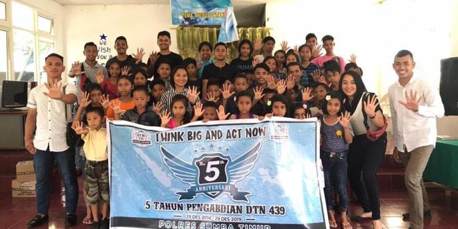 DTN 439 Sumba Timur Berbagi Kasih di Anniversary ke 5
