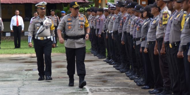 Polres Manggarai Barat Gelar Apel Aman Nusa II, Siap Terjunkan Personel Saat Bencana