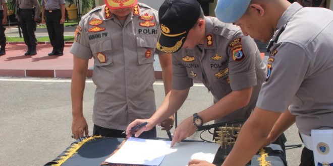 Latihan Kerja Selesai, Kapolres Belu Serahkan Siswa Diktukba kepada Ka.SPN Polda NTT