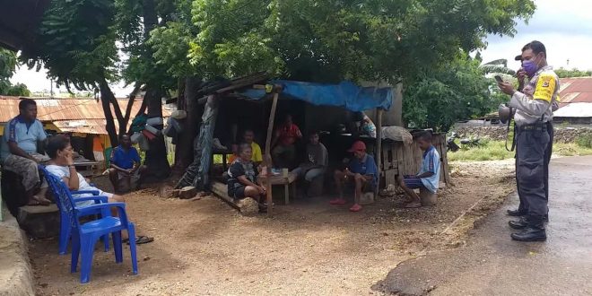 Cegah Penularan Virus Corona, Bhabinkamtibmas Kelurahan Fatufeto Berikan Himbauan Kepada Warga Binaan Pentingnya Menjaga Kebersihan dan Pola Hidup Sehat