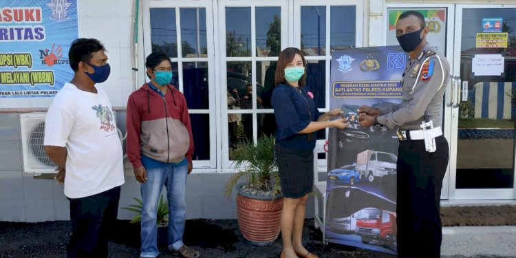 Satlantas Polres Kupang luncurkan 140 rekening bansos bagi pekerja informal